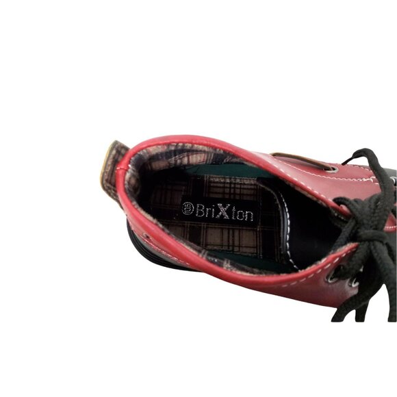 brixton mens high top leather two tone lace up loafers - Picture 4 of 5